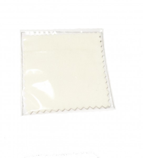 Silber-Poliertuch weißes Poliertuch für Schmuck Reinigungstuch Goldschmuck Schmuck Pflegetuch